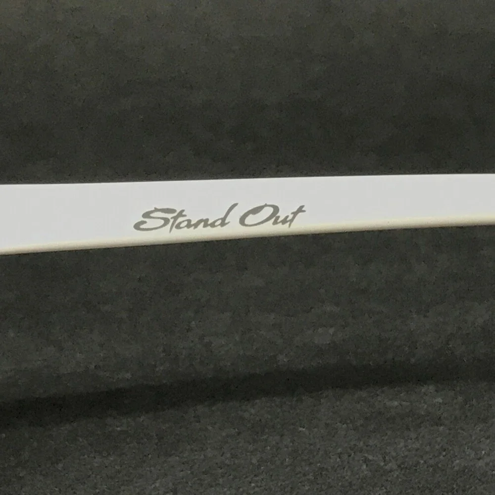Oakley Eyeglasses Frames Stand Out OX1112-0653 Black White Cat Eye 53-17-136